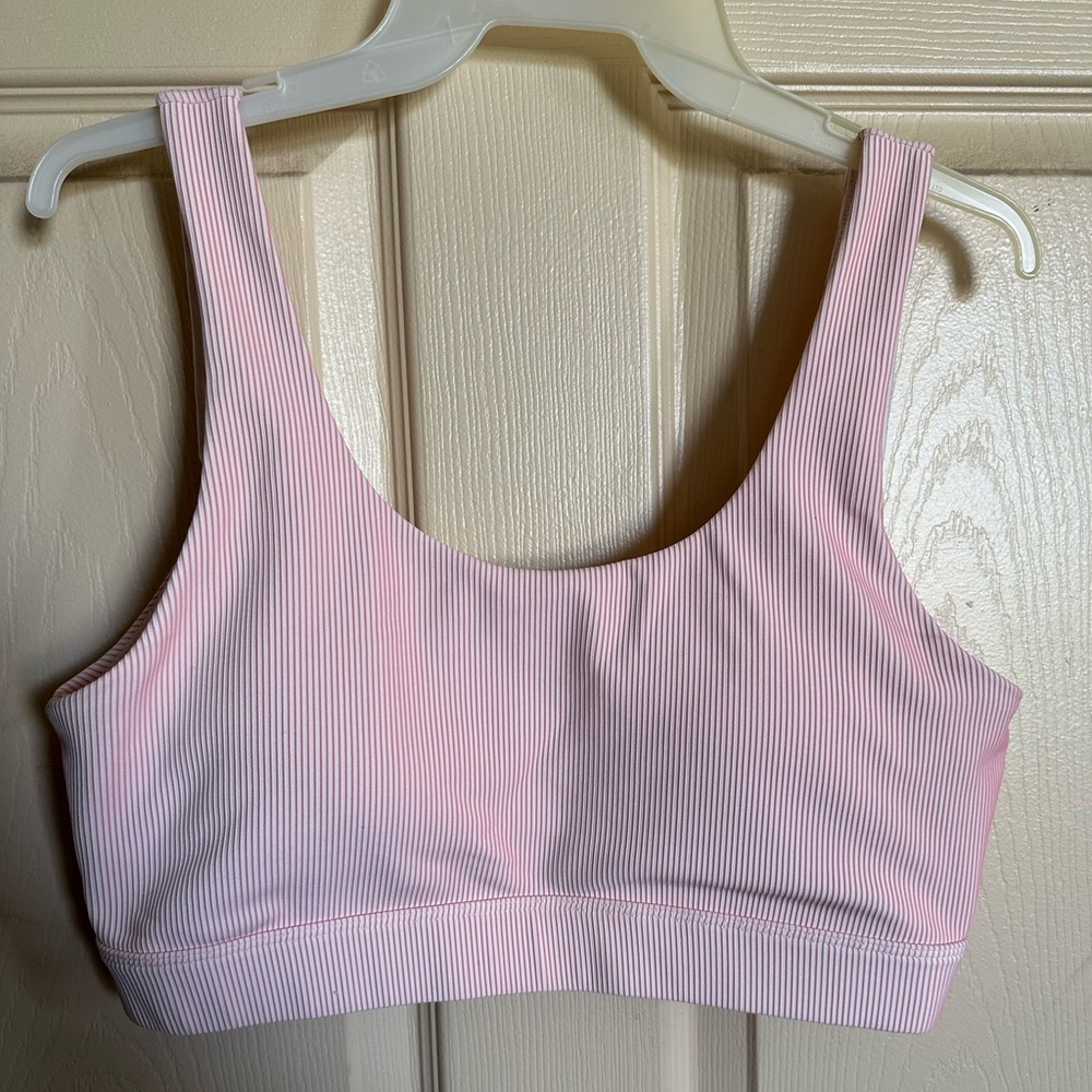 Pinstripe bra
